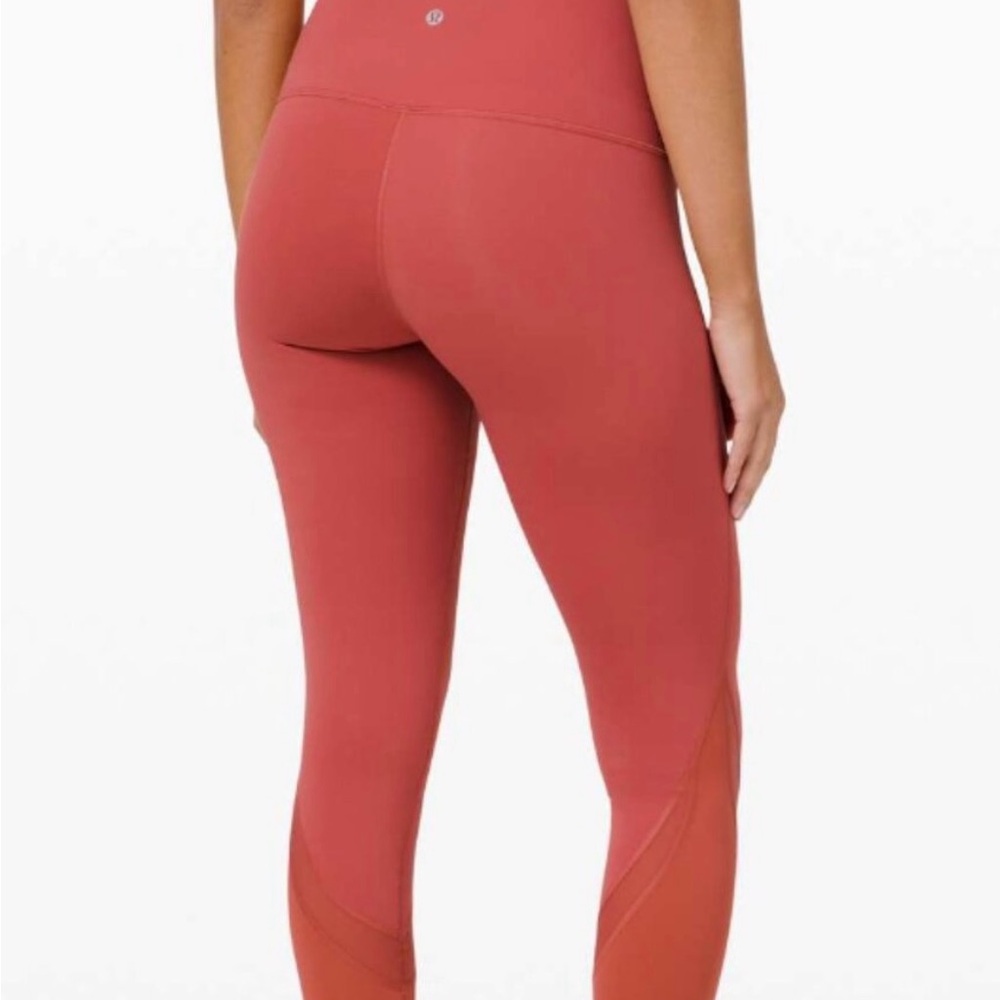 lululemon athletica Brown Leggings High-Waisted Performance